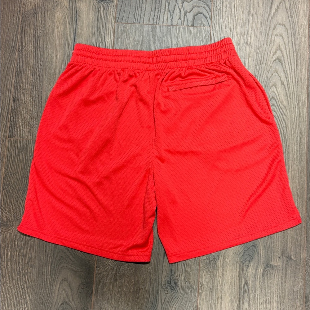 Hurley Men’s Red Mesh Athletic Shorts NWT Size Medium - Picture 7 of 9